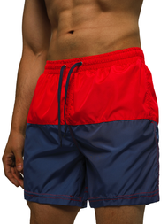 Шорти для плавання червоний і темно-синій  OZONEE JS/HM062