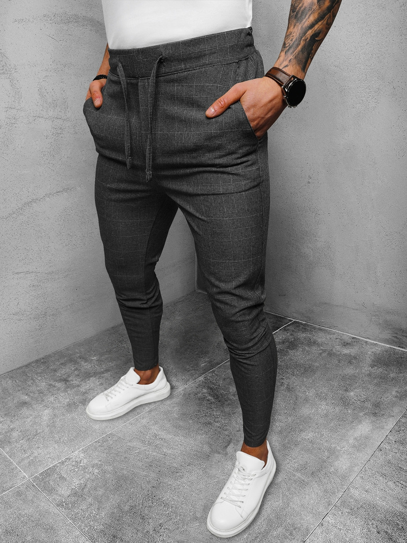 Чоловічі штани чиносграфіт OZONEE DJ/2280/22