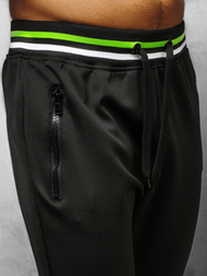 Komplet dresowy męski czarny OZONEE JS/68C10255