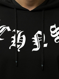 Толстовка чоловіча Чорна OZONEE MACH/1183