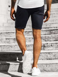 Spodenki męskie chinos ciemno-granatowe OZONEE DJ/1008