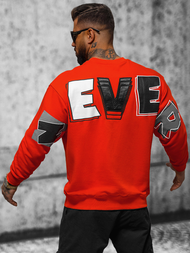 Bluza oversize czerwona OZONEE O/SWE23034