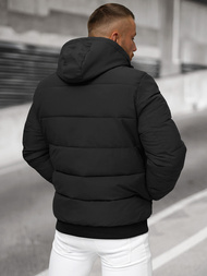 Kurtka zimowa męska czarna OZONEE JS/31M5023/392