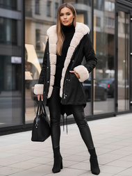 Куртка жіноча Чорна OZONEE JS/M763/392Z