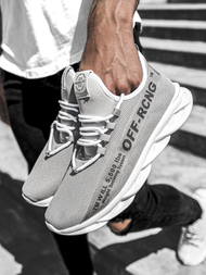 Sneakersy szare OZONEE T/02