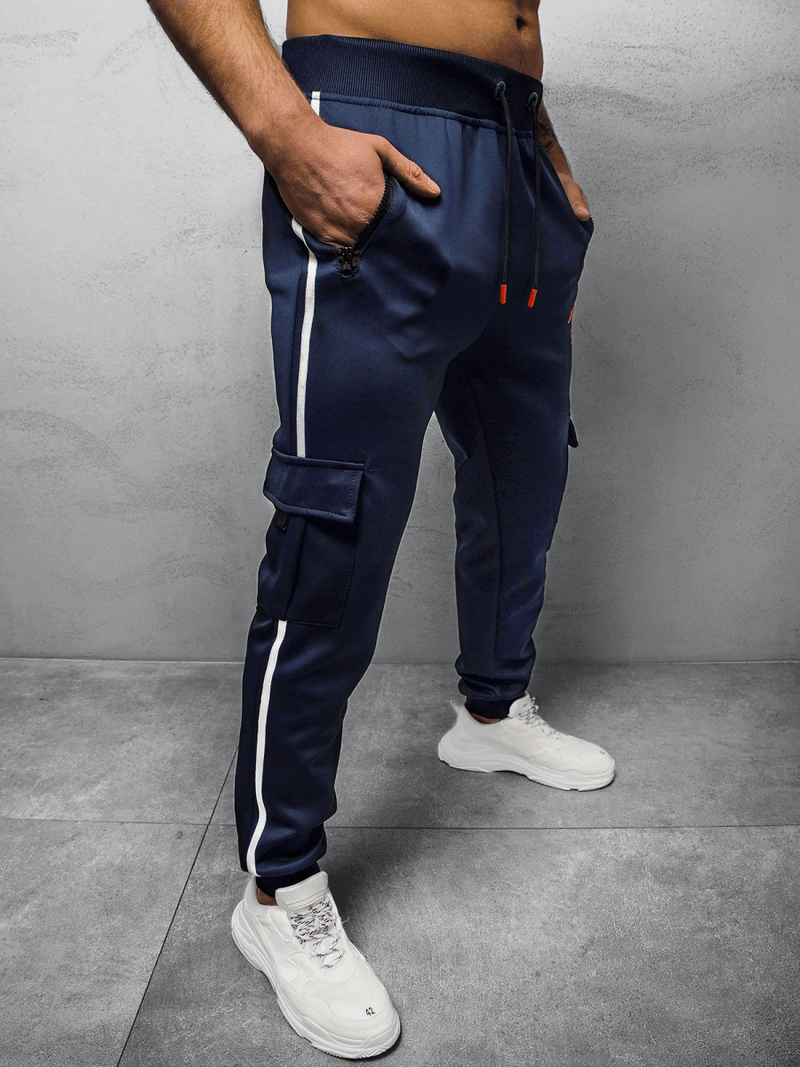 Штани спортивні чоловічі Темно-Синi OZONEE JS/K10281