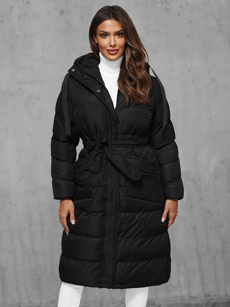 Куртка жіноча чорна OZONEE JS/5M3178/392