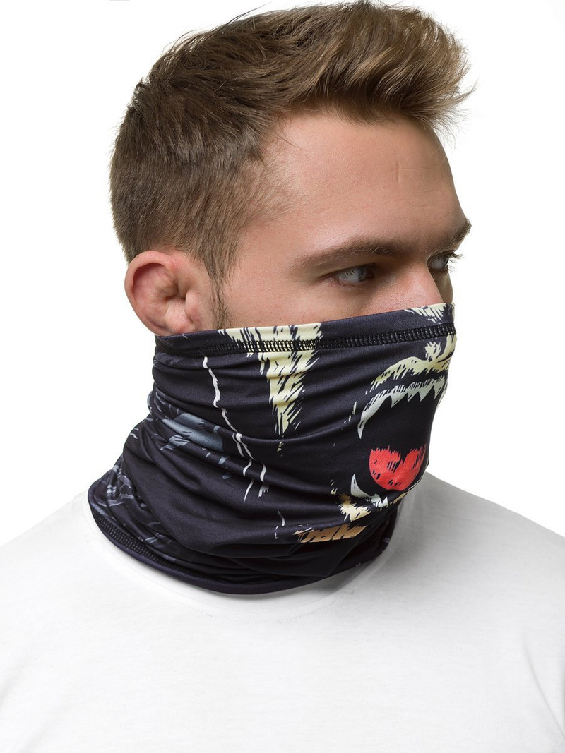 Димохідна хустка темно-темно-синій OZONEE JS/YW05015