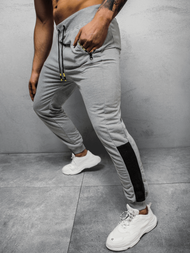 Spodnie dresowe męskie szare OZONEE JS/68K10210