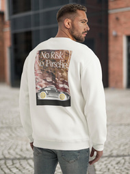 Bluza męska biała OZONEE JS/65B3918/1