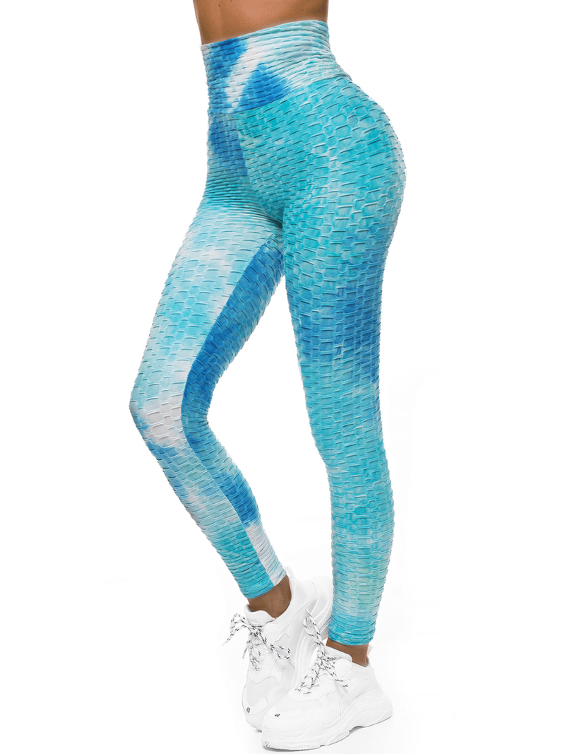 Legginsy damskie błękitne OZONEE JS/YW88030