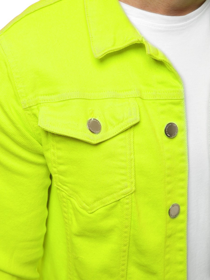 Куртка чоловіча джинсова сірувато-зелений OZONEE G/620