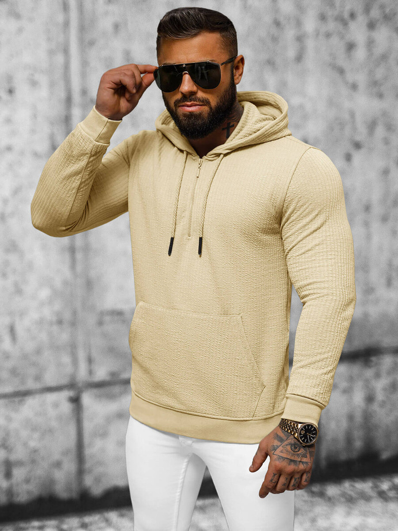 Толстовка чоловіча Бежева OZONEE O/TB2273