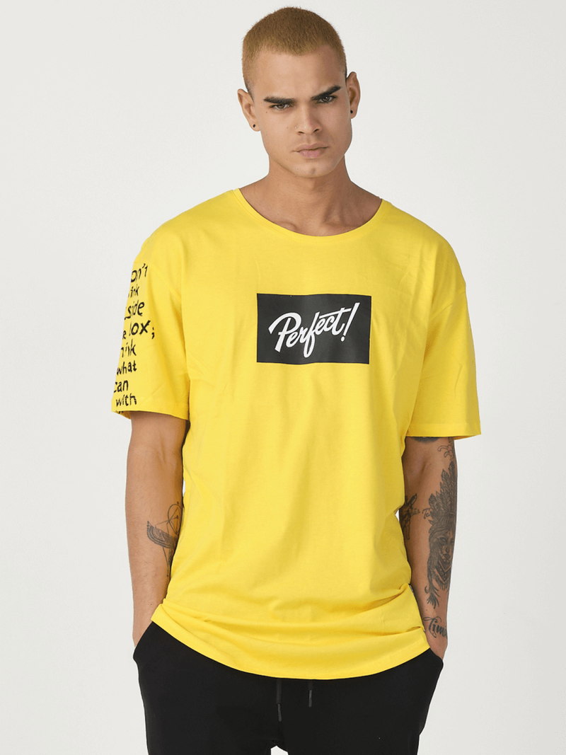 Футболка чоловіча Жовтi OZONEE MR/21550