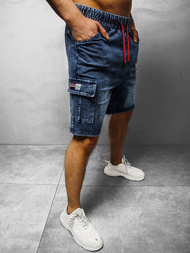 Spodenki męskie jeansowe niebieskie OZONEE JS/KK1078Z