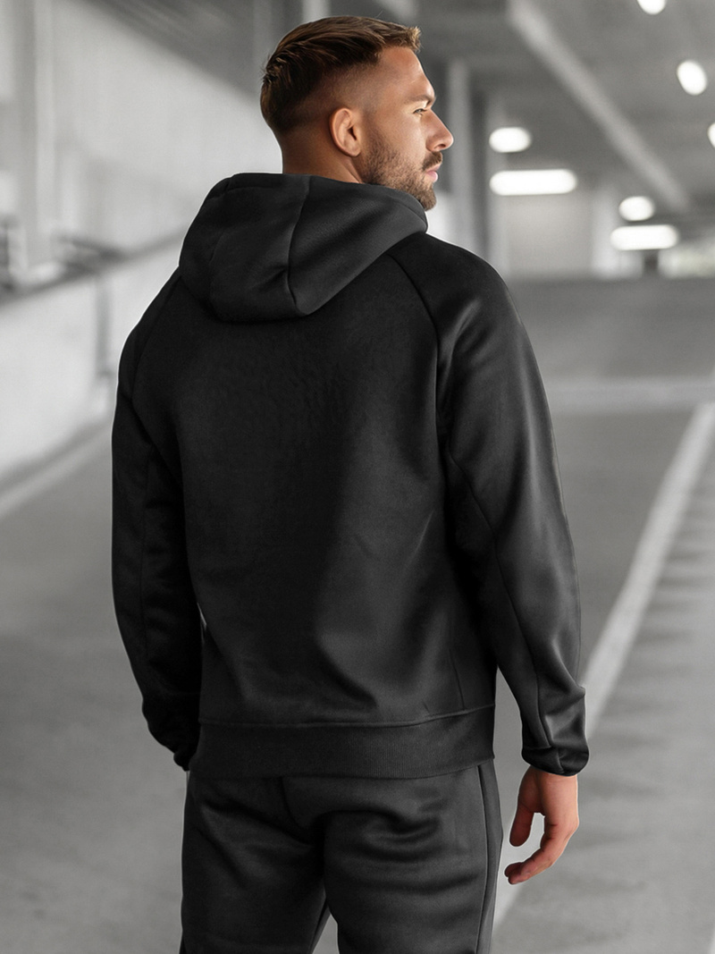 Спортивний костюм чоловічій чорний OZONEE JS/8C1967/3