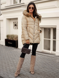 Куртка жіноча Бежева OZONEE JS/5M3257/62