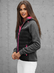 Куртка жіноча Чорна OZONEE JS/KSW4002Z