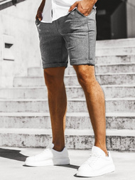 Spodenki męskie chinos szare OZONEE DJ/1004