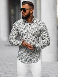 Koszula męska biała OZONEE O/V105