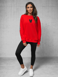 Толстовка червона OZONEE O/SWE23034Z