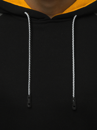 Bluza z kapturem męska czarna OZONEE JS/KS2236