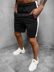 Spodenki dresowe męskie czarne OZONEE JS/68048/3