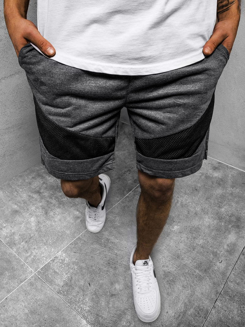 Spodenki męskie grafitowe OZONEE JS/KS2503Z