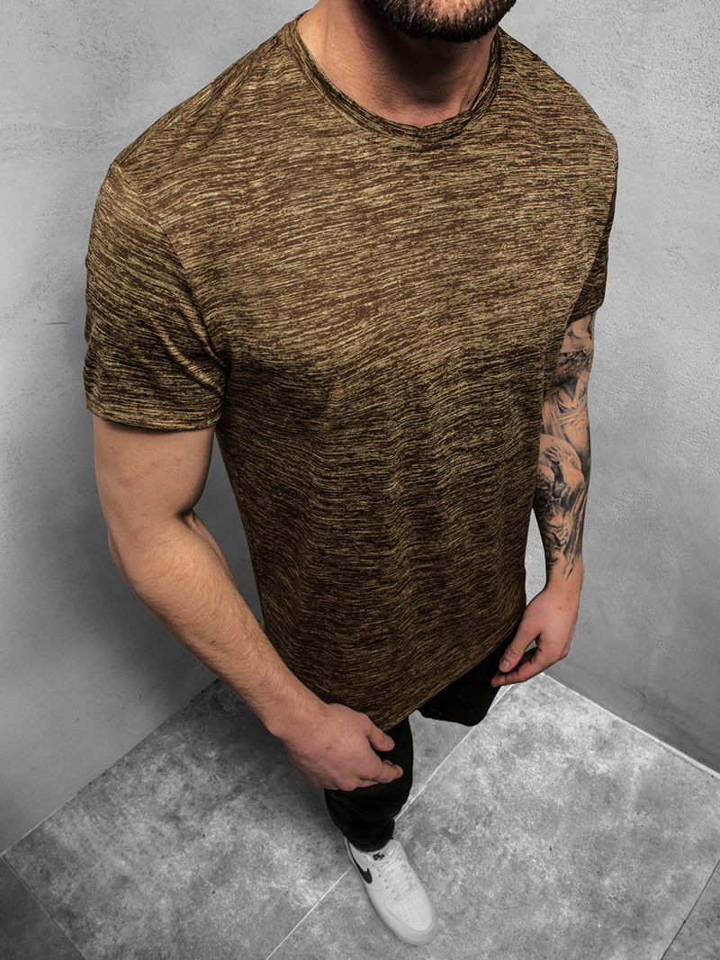 Футболка чоловіча Бежева OZONEE JS/S01Z