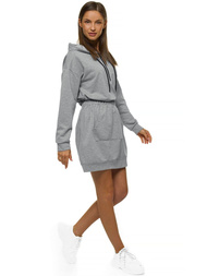 Sukienka damska szara OZONEE O/MB2043