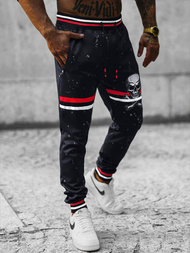 Spodnie dresowe męskie granatowe OZONEE JS/K10227