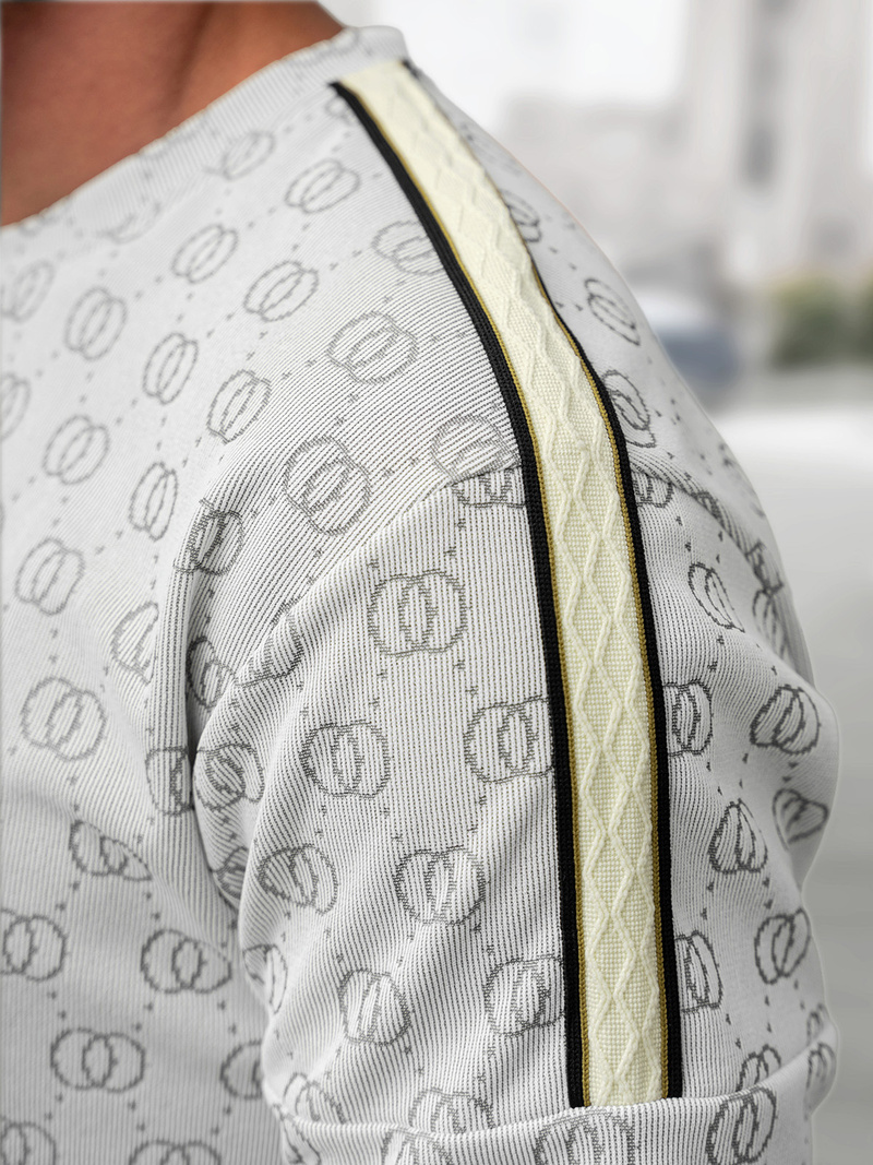 Чоловічий короткий спортивний костюм Яскраво-ciрий OZONEE O/QQ1621AB