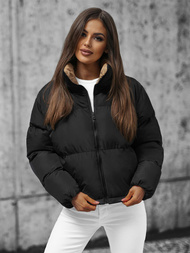 Куртка жіноча чорна OZONEE JS/5M3115/392