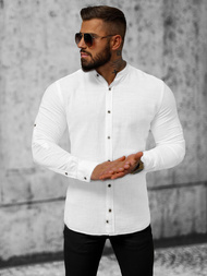 Класична сорочка чоловіча Бiла OZONEE O/V33