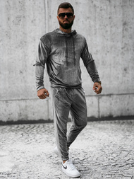 Спортивний костюм чоловічій ciрий OZONEE O/D7517