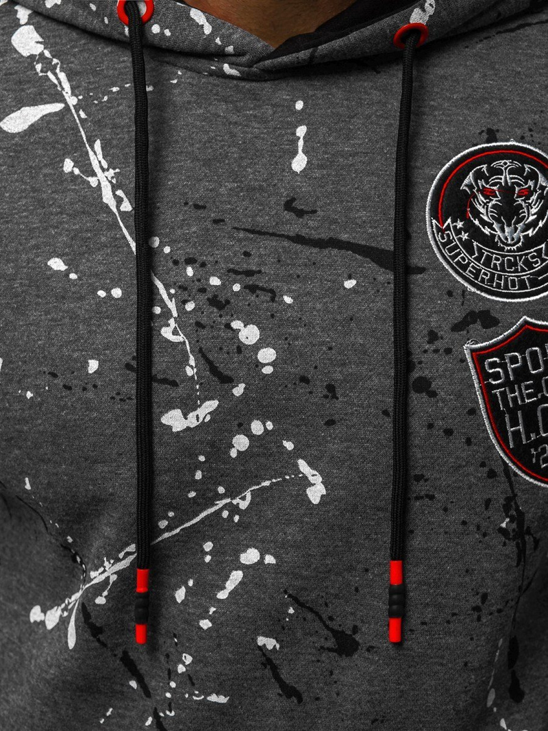 Bluza męska szara OZONEE JS/DD275Z