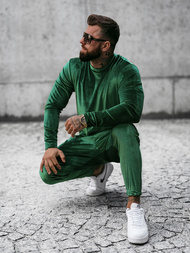 Спортивний костюм чоловічій Зелений OZONEE O/D7516