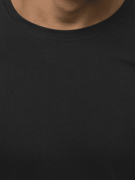 Longsleeve męski czarny OZONEE O/1209Z