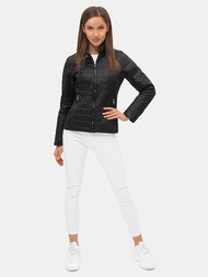 Kurtka przejściowa damska czarna OZONEE N/7013/1