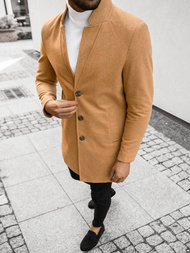 Płaszcz męski jasno-camelowy OZONEE O/5628