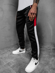 Spodnie dresowe męskie czarne OZONEE JS/JZ11027Z