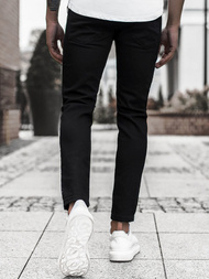 Spodnie męskie jeans czarne OZONEE O/4371/1