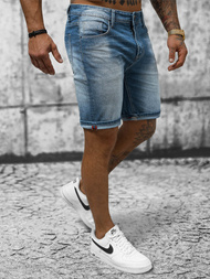 Spodenki męskie jeansowe niebieskie OZONEE NB/MP0264BC