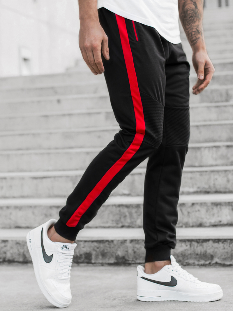 Штани спортивні чоловічі Чорнi OZONEE JS/YLB88002