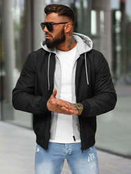 Куртка чоловіча чорна OZONEE JS/84M3031/392