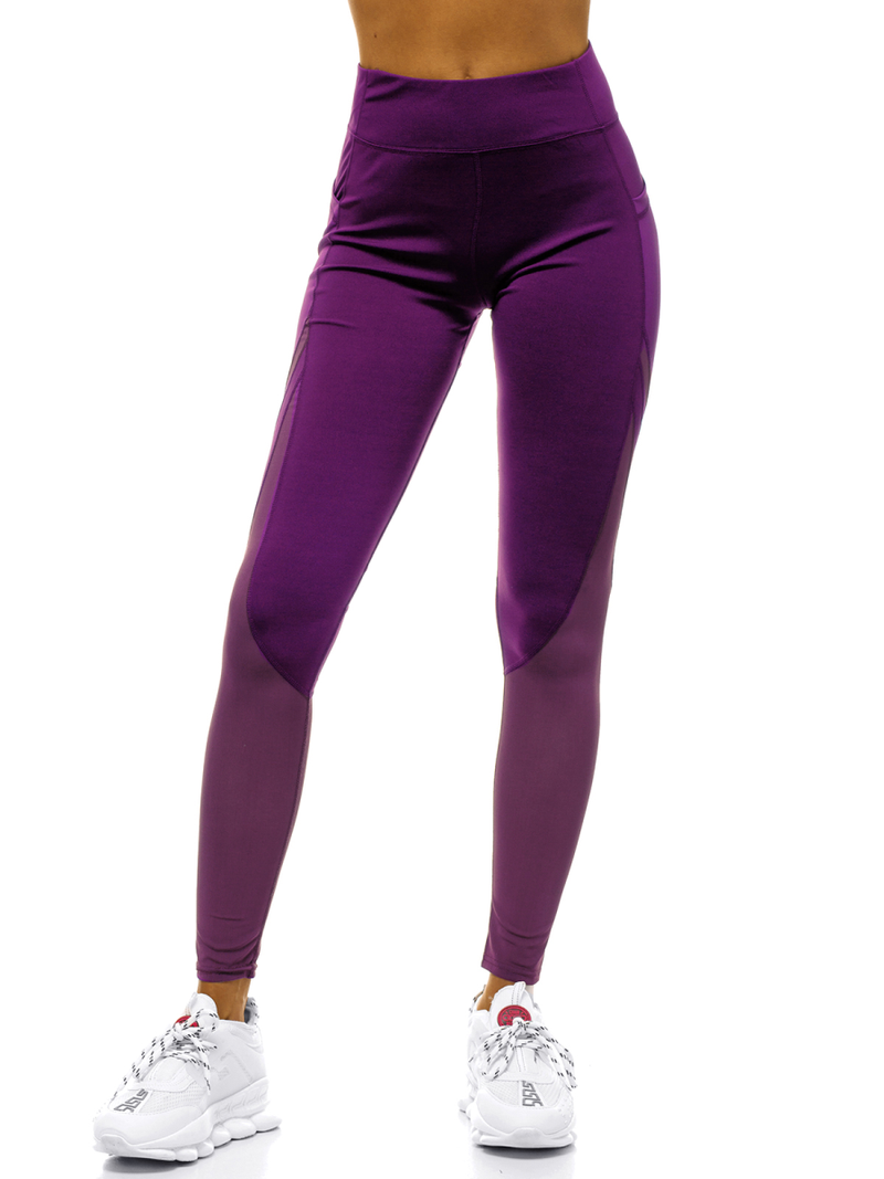 Legginsy damskie fioletowe OZONEE O/54379