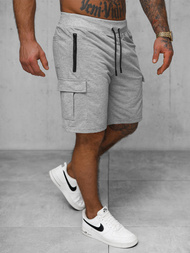 Spodenki dresowe męskie szare OZONEE JS/8K1503/2