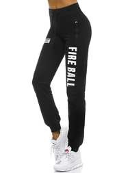 Spodnie dresowe damskie czarne OZONEE O/82053