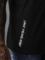 Футболка чоловіча Чорна OZONEE JS/S150/3Z