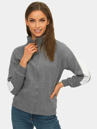 Bluza damska grafitowa OZONEE JS/B26038